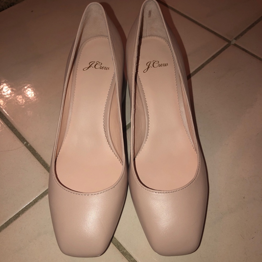 J Crew Chunky Heel Size 7.5 NWT